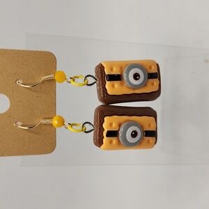 Minion Wallet Earrings